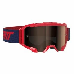 LEATT Occhiali Velocity 4.5 Iriz Anti Fog Lens - Rosso