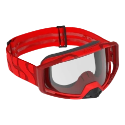 IXS Occhiale Trigger Con Lente Trasparente - Rosso Corsa