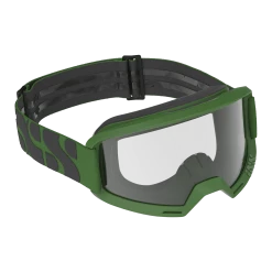 IXS Occhiale Trigger Con Lente Trasparente (profilo Basso) - Olive