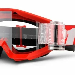 100% Occhiali Strata Mud / SVS (incl. SVS Roll-Off System) - Fornace - Lente Chiara