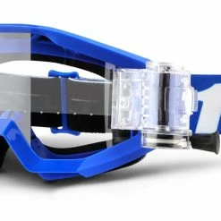 100% Occhiali Strata Mud / SVS (incl. SVS Roll-Off System) - Nation - Clear Lens