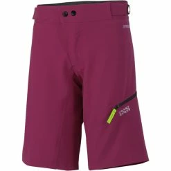 IXS Carve Ladies Shorts - Aubergine