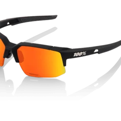 100% Occhiali Sportivi Speedcoupe - HD Red Multilayer - Lente Hiper - Soft Tact Black