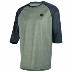 IXS Maglia Carve - Verde Oliva/grafite - Manica 3/4