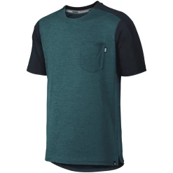 IXS Flow X Maglia Everglade-nero Solido