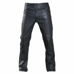 GMS Jeans In Pelle Lady - Nero