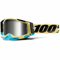 100% Racecraft Gen. 2 Anti Fog Goggles - Giallo/Blu
