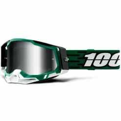 100% Racecraft Gen. 2 Anti Fog Goggles - Verde/Bianco