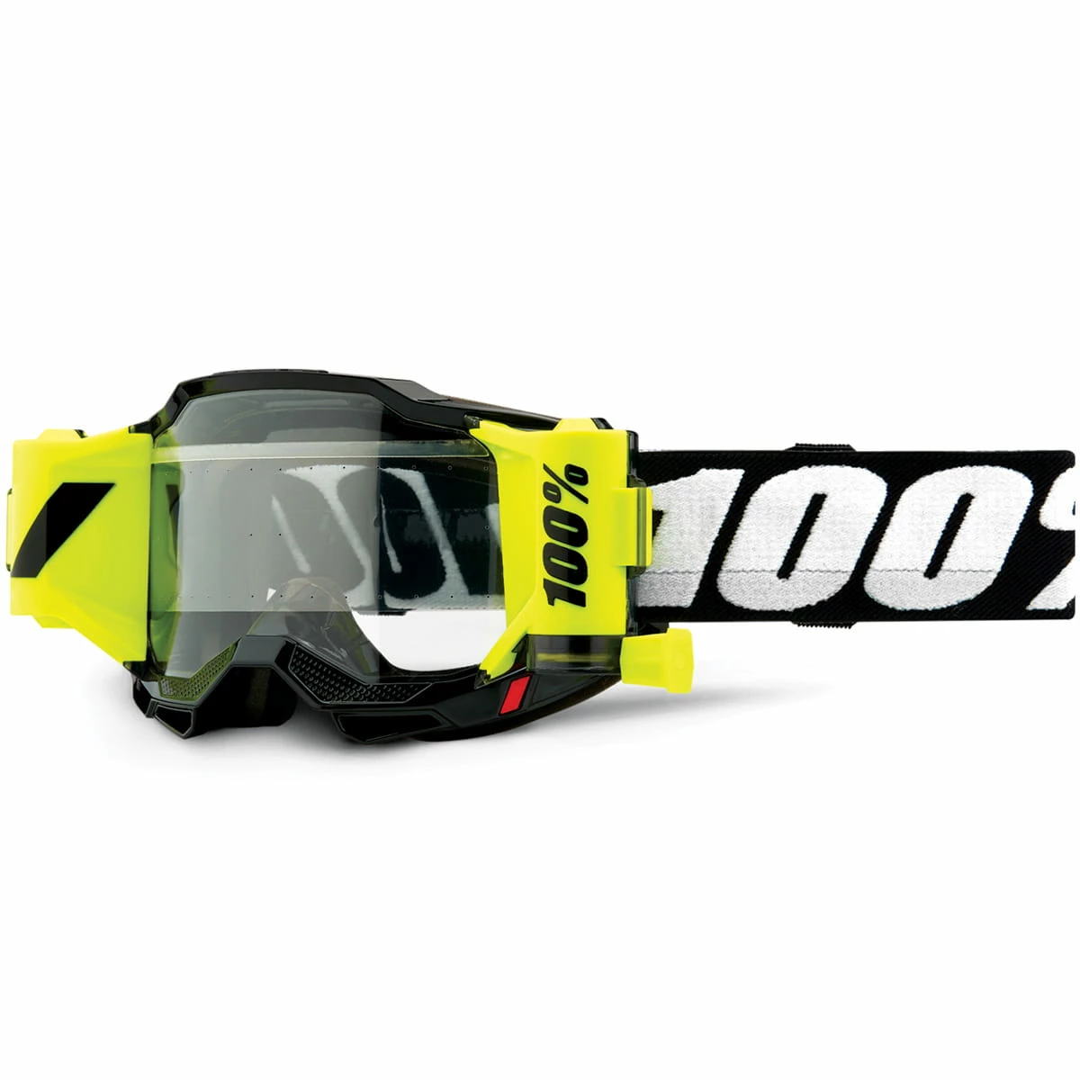 100% Accuri Forecast Gen.2 Anti Fog Goggles Clear Con Pellicola - Nero