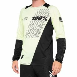 100% Maglia R-Core - Maglia A Maniche Lunghe - Giallo/Nero