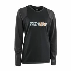ION Bike Tee Scrub Amp LS Donna Nero