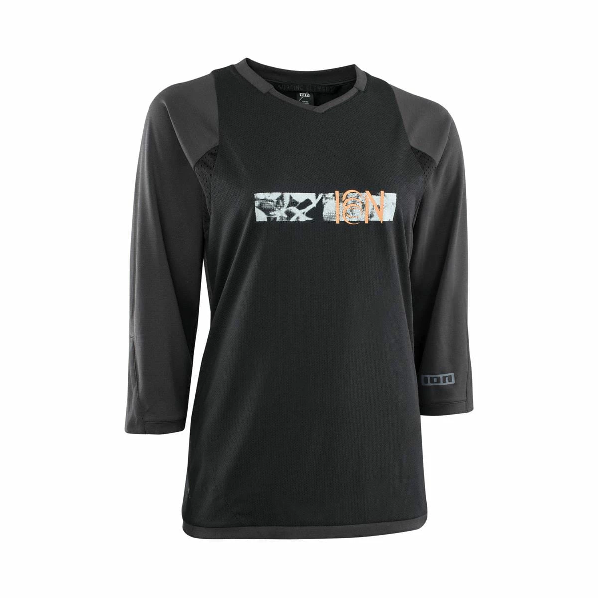 ION Bike Tee Scrub Amp LS 3/4 Donna Nero