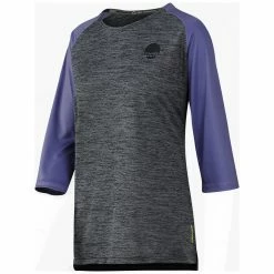 IXS Carve X 3/4 Maglia Da Donna - Graphite/Purple
