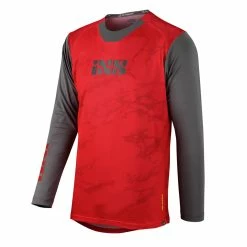 IXS Trigger X Air Jersey A Manica Lunga - Rosso/Grigio