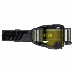 LEATT Velocity 6.5 Goggle Con Sistema Roll-Off - Grigio Scuro