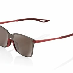 100% Legere Square - Lente A Specchio HiPER - Soft Tact Crimson
