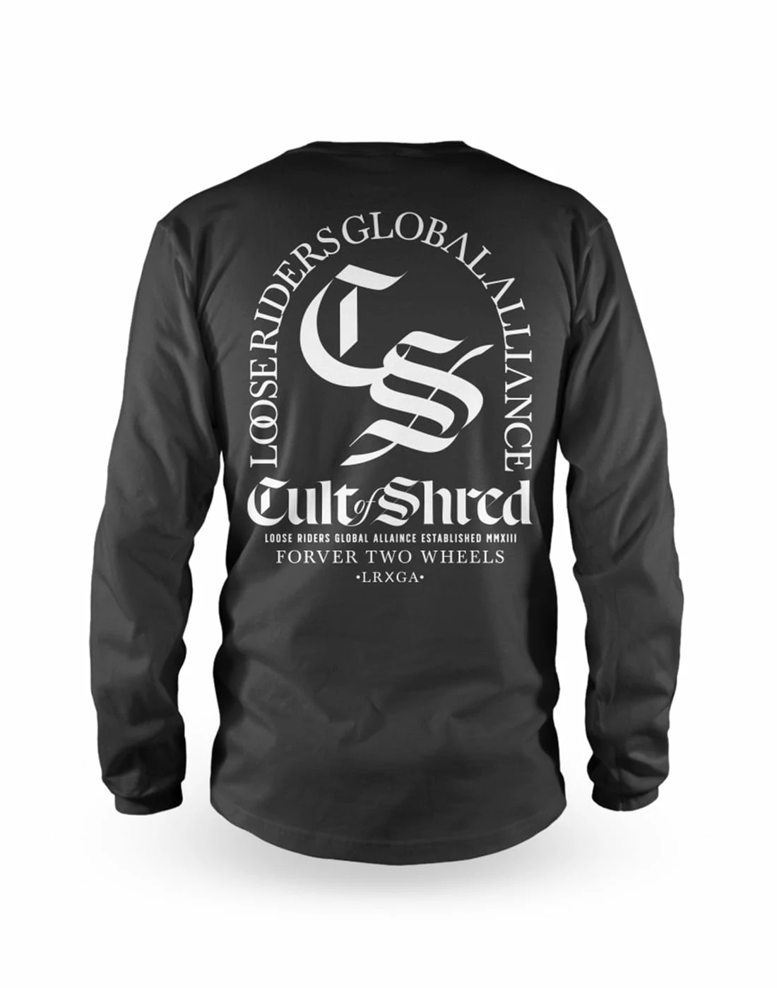 LOOSE RIDERS Maglia Tecnica Maschile A Maniche Lunghe - Nero - immagine 2