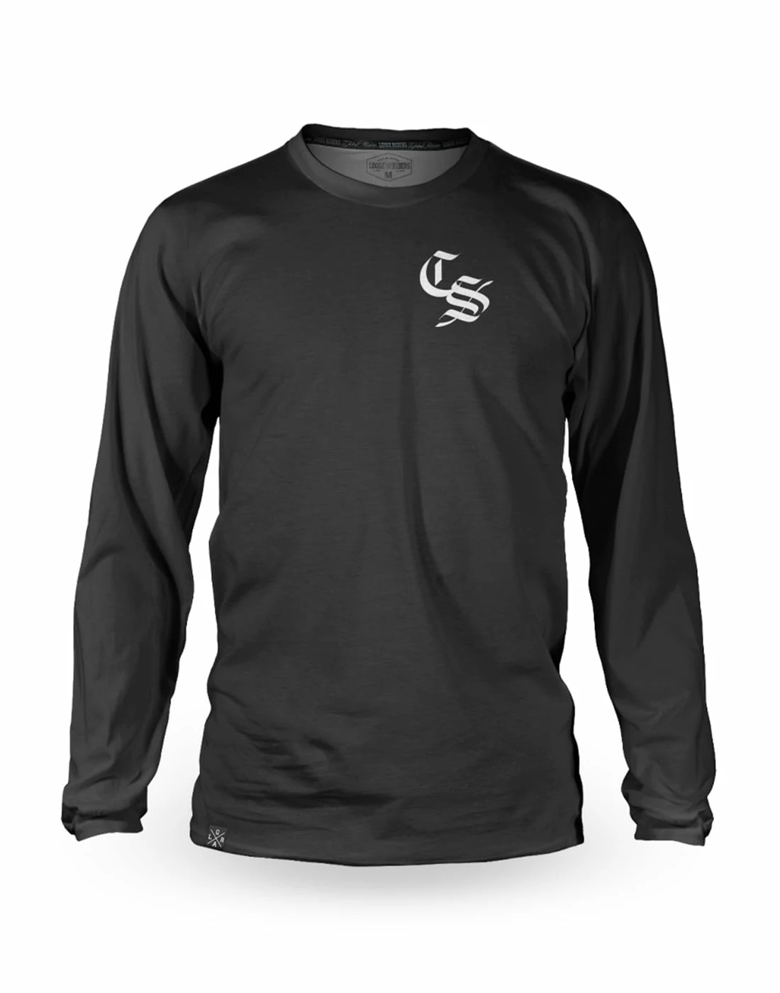 LOOSE RIDERS Maglia Tecnica Maschile A Maniche Lunghe - Nero