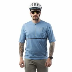 PLATZANGST Breeze II - Maglia - Grigio Blu