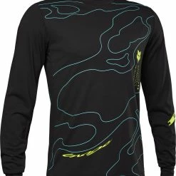 Fox Racing Ranger Dr Md Maglia A Maniche Lunghe Lunar - Nero