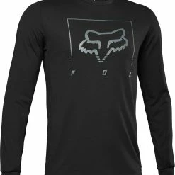 Fox Racing Ranger Dr Md Maglia A Maniche Lunghe Tred - Nero