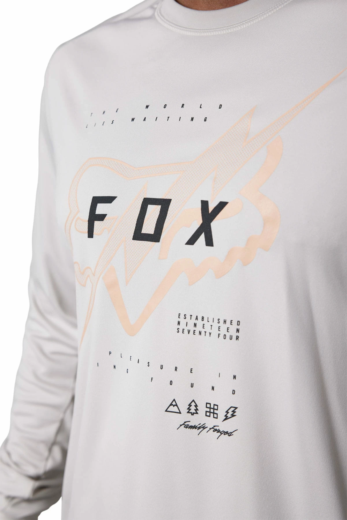 Fox Racing Maglia A Maniche Lunghe Ranger - Bianco Vintage - immagine 2