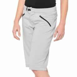 100% Pantaloncini Da Donna Ridecamp - Grigio