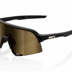 100% S3 - Lente A Specchio - Soft Tact Nero