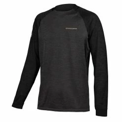 Endura Maglia SingleTrack (manica Lunga) - Grigio Peltro