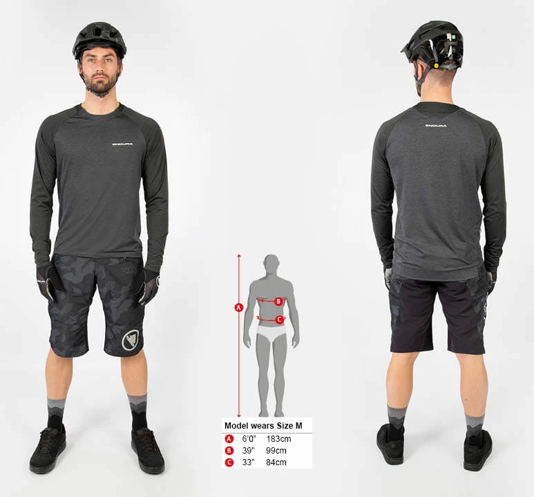 Endura Maglia SingleTrack (manica Lunga) - Grigio Peltro - immagine 6