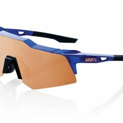 100% Speedcraft XS - Lente A Specchio HiPER - Blu Cobalto Lucido