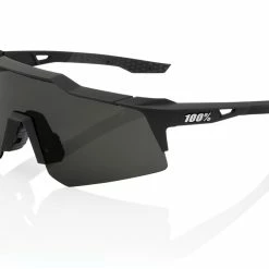 100% Speedcraft XS - Lente Fumé - Soft Tact Black