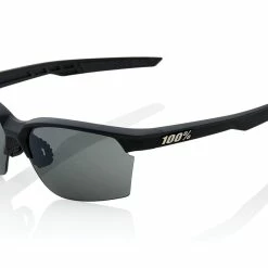 100% Sport Coupe - Lente Fumé - Soft Tact Black