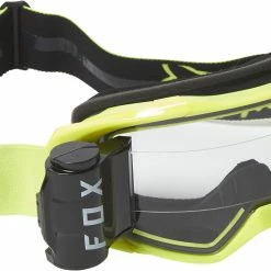Fox Racing Vue Stray - Occhiale Roll Off Nero/Giallo