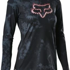Fox Racing Maglia Flexair LS Da Donna TS57 - Nero