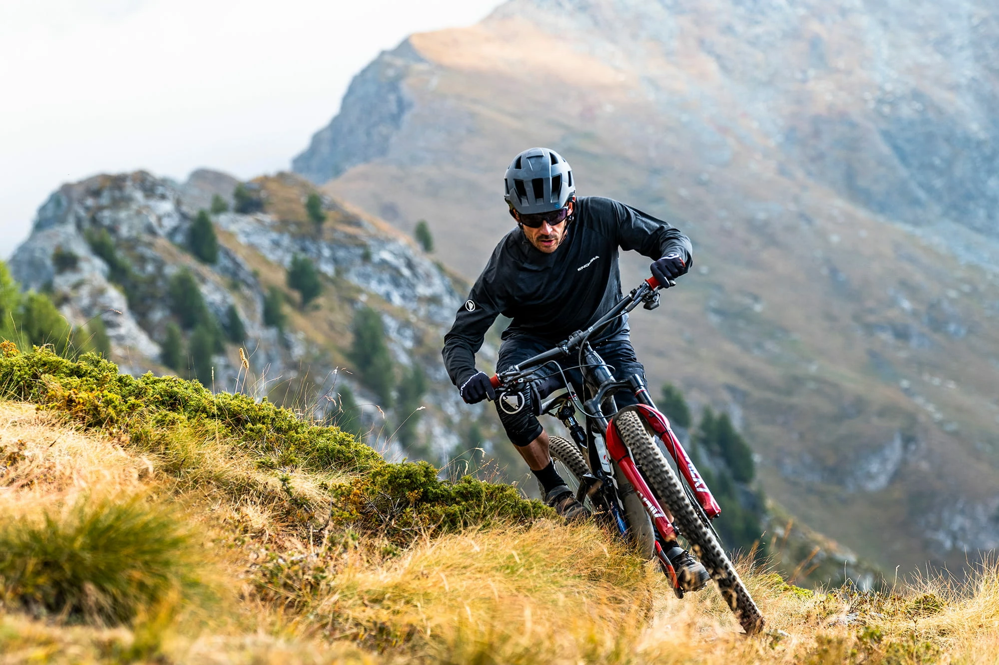 Endura Maglia SingleTrack (manica Lunga) - Grigio Peltro - immagine 7