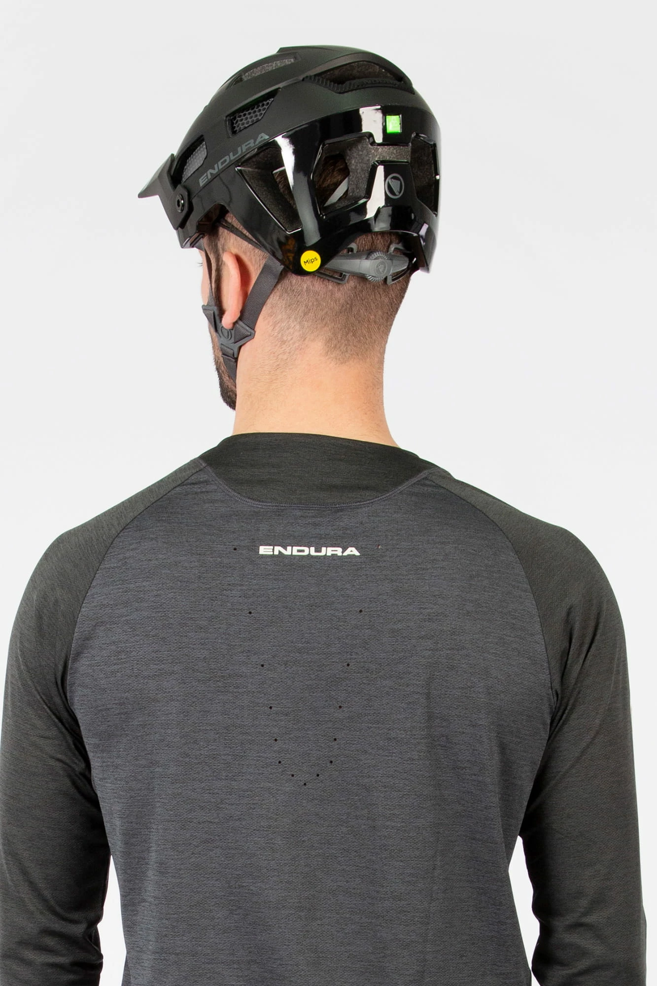 Endura Maglia SingleTrack (manica Lunga) - Grigio Peltro - immagine 4