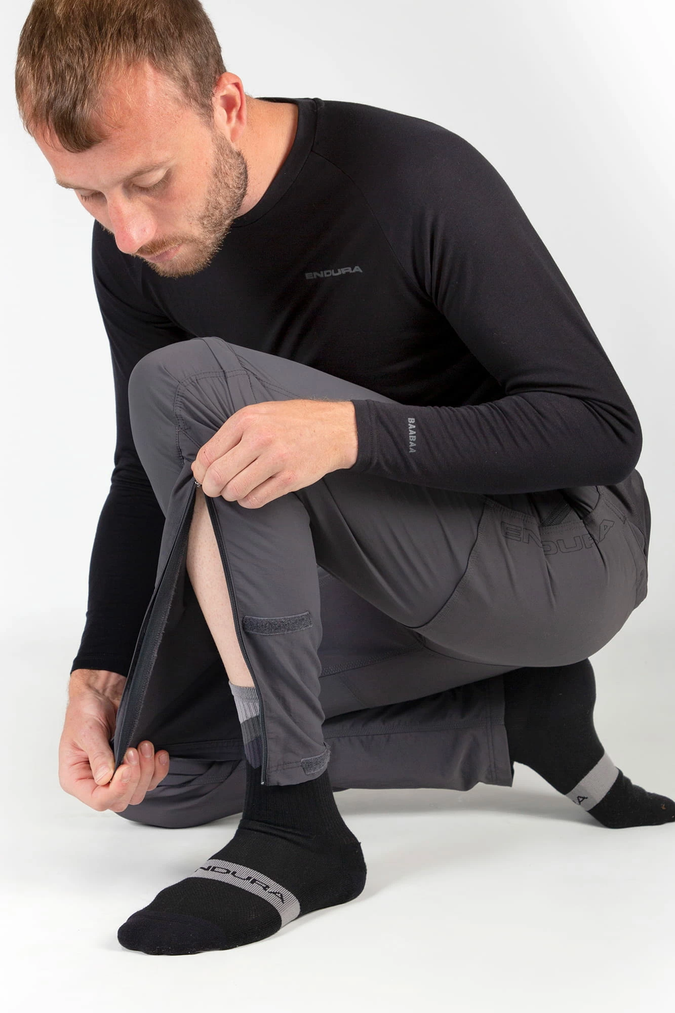 Endura Pantaloni Hummvee Con Zip - Grigio - immagine 6