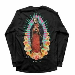 LOOSE RIDERS Maglia Tech Uomo A Maniche Lunghe - Memento Mori Nero