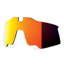 100% Speedcraft AIR Hiper Lente Di Ricambio - Rosso