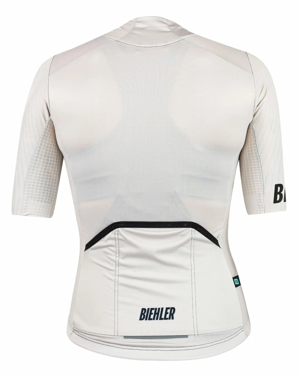 Biehler SIGNATURE³ Donne - Maglia A Maniche Corte - Cuban Sand - Bianco/Beige - immagine 2